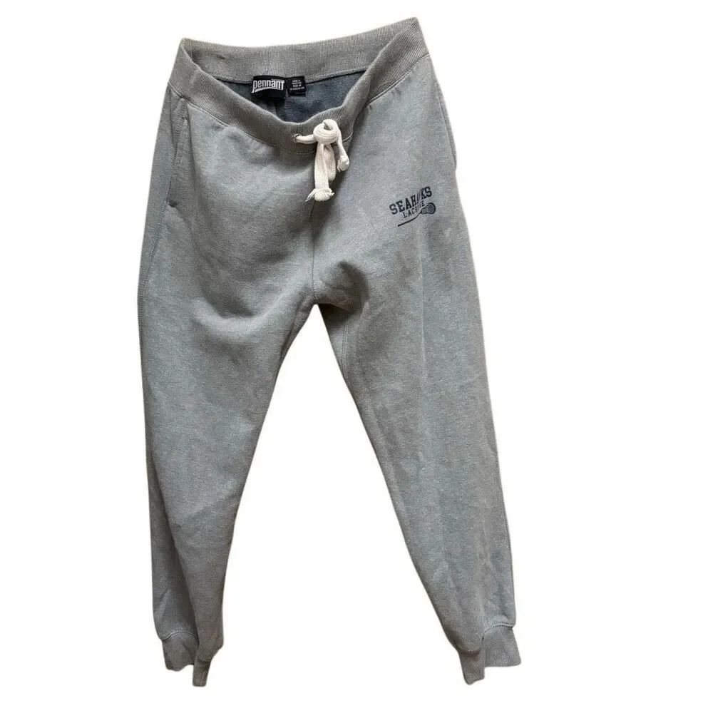 Seahawks Lacrosse Size Medium Gray Sweatpants